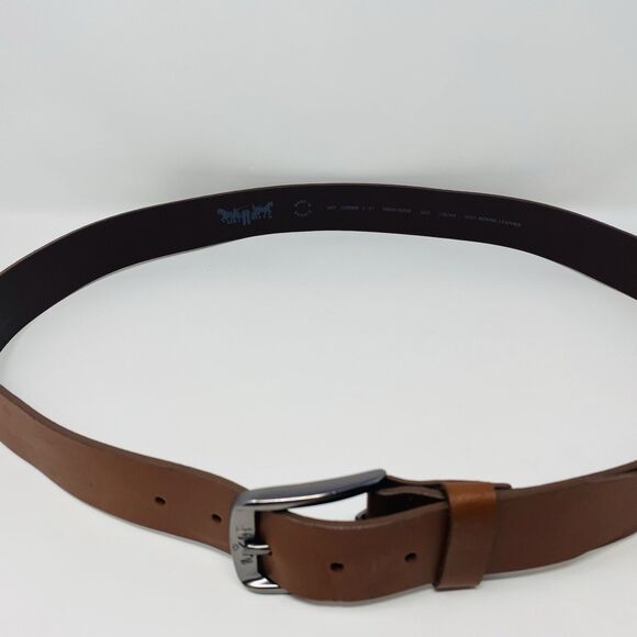 NWOT LEVI’S Men’s Sz 44 Brown 100% Full Grain Bovine Leather Belt Western Work - Picture 4 of 16